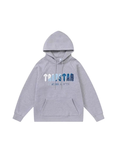 Trapstar Chenille Decoded Hoodie Tracksuit -Grey 02