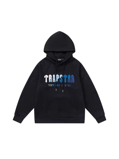 Trapstar Chenille Decoded Hoodie Tracksuit -Black 02