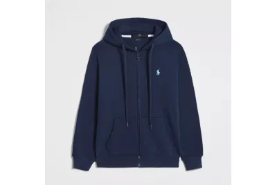 Polo Ralph Lauren Hoodie - Navy & green logo 01