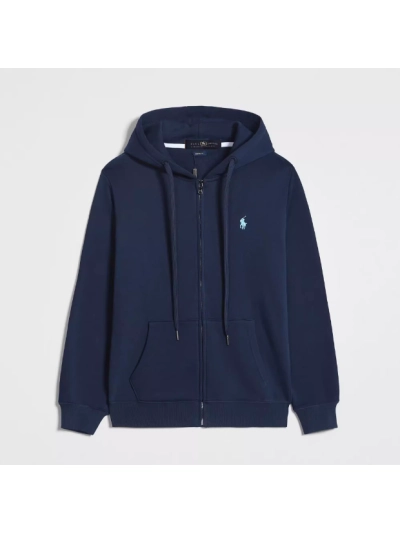Polo Ralph Lauren Hoodie - Navy & green logo 01