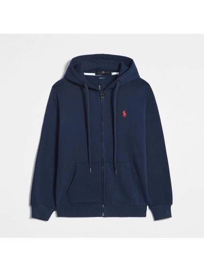 Polo Ralph Lauren Hoodie - Navy & red logo 01