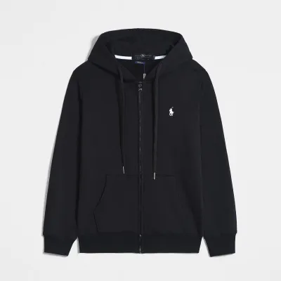 Polo Ralph Lauren Hoodie - Black & white logo 01