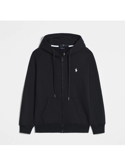 Polo Ralph Lauren Hoodie - Black & white logo 01