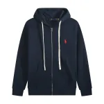 Polo Ralph Lauren Hoodie - Black with white lace & red logo