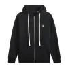 Polo Ralph Lauren Hoodie - Black with white lace & white logo