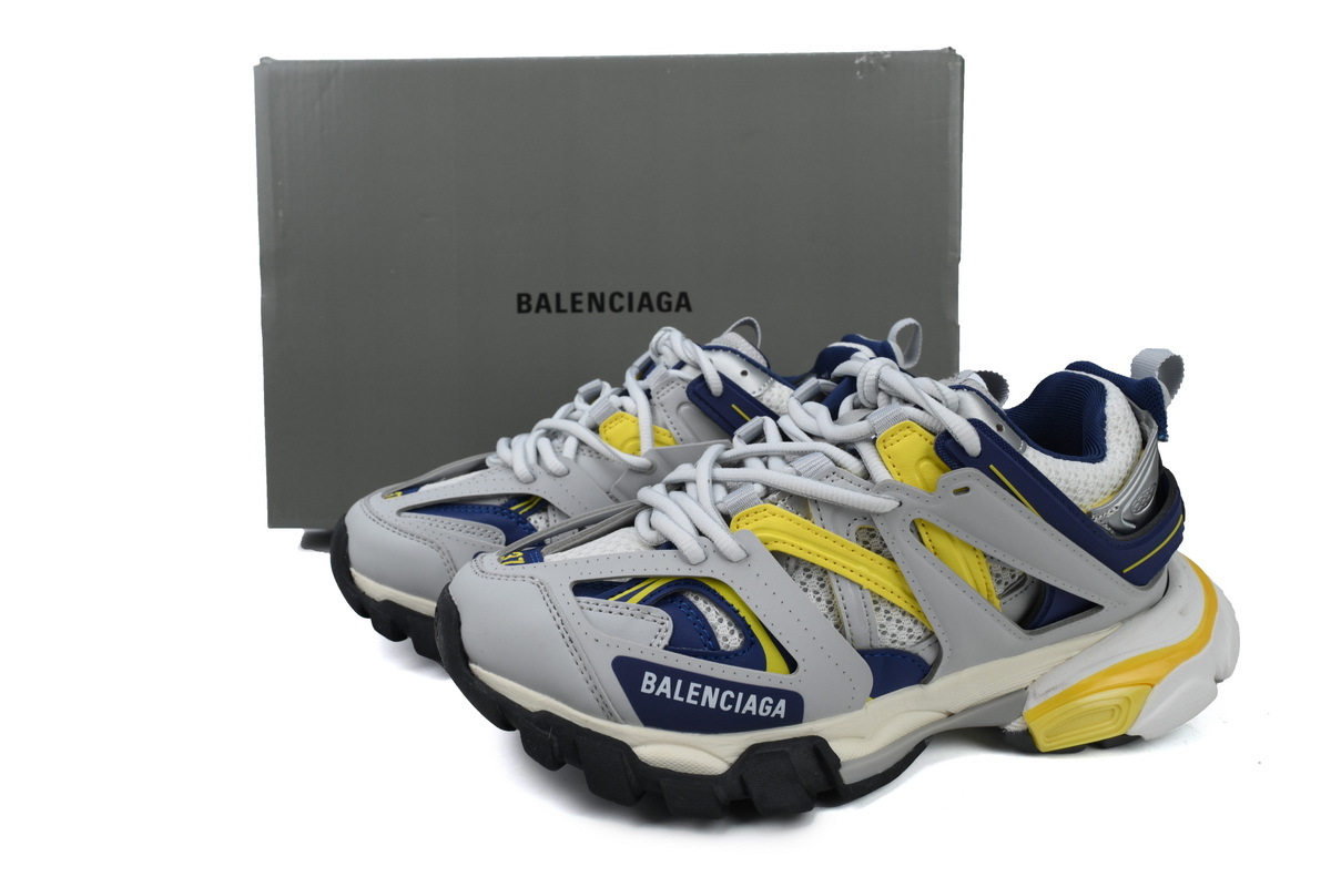  Balenciaga 3rd Track Sneaker Grey Yellow Blue