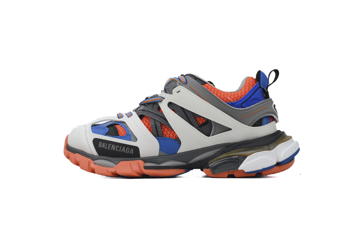 PKGoden Balenciaga 3rd Track Sneaker White Blue Orange