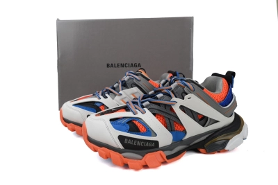PKGoden Balenciaga 3rd Track Sneaker White Blue Orange 02