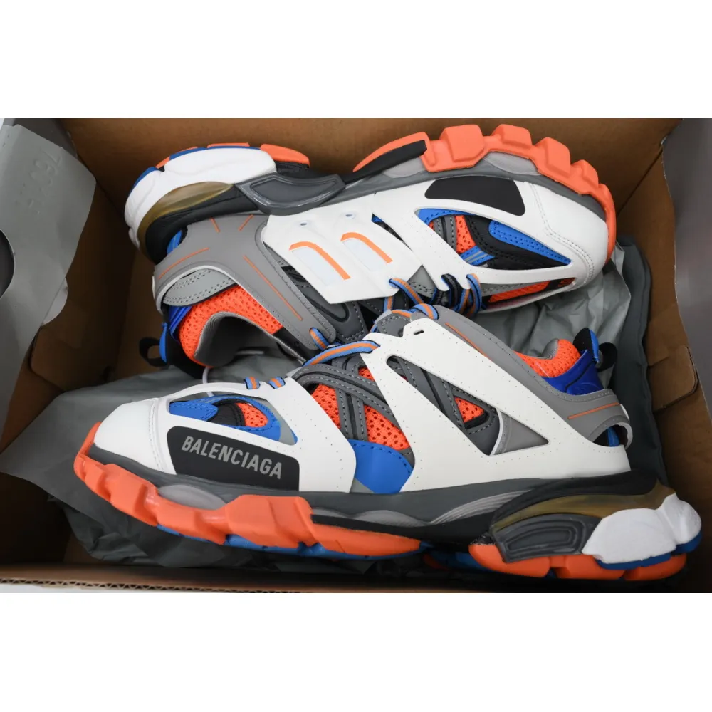 Balenciaga 3rd Track Sneaker White Blue Orange