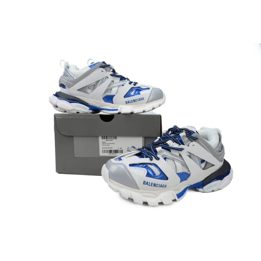 Balenciaga 3rd Track Sneaker White Grey Blue