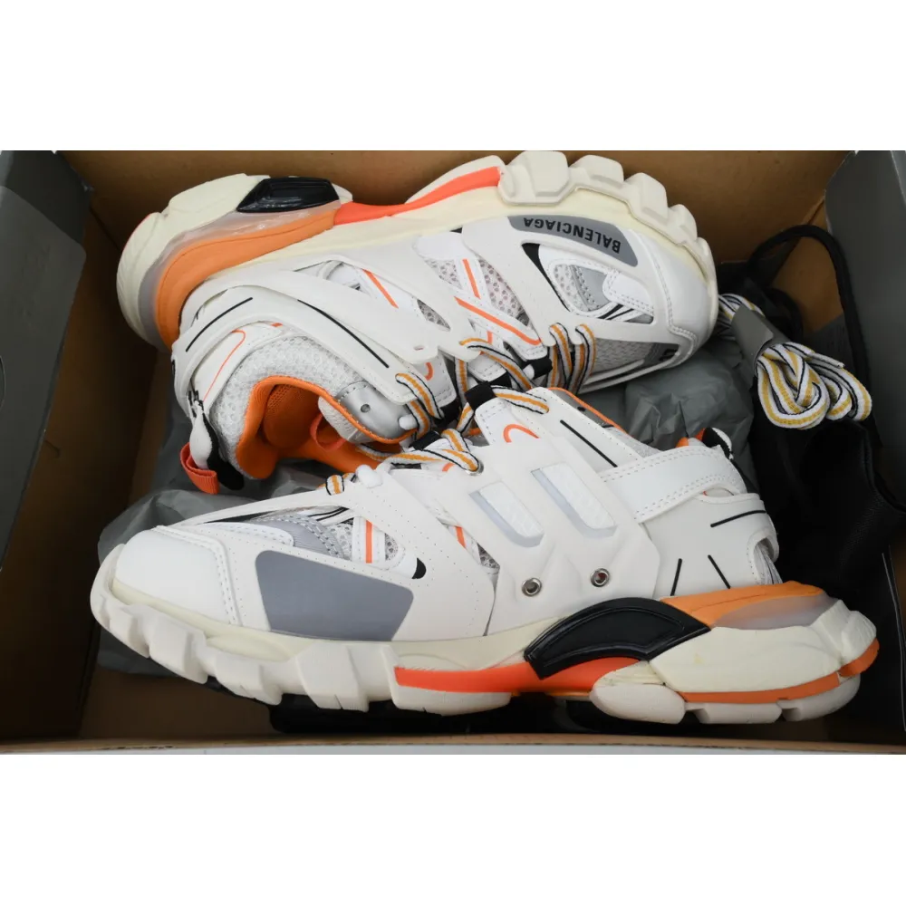 Balenciaga 3rd Track Sneaker White Orange