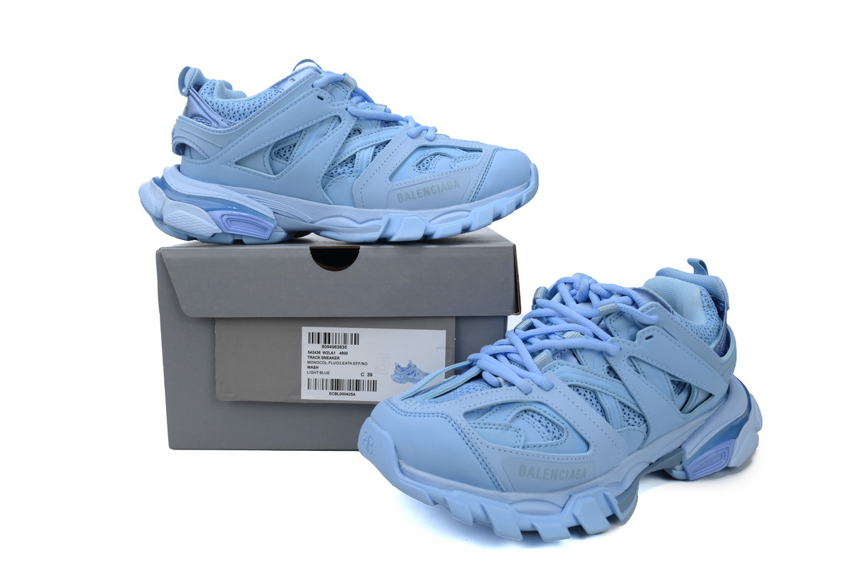 PKGoden Balenciaga 3rd Track Sneaker Light Blue 542436 W2LA1 4800