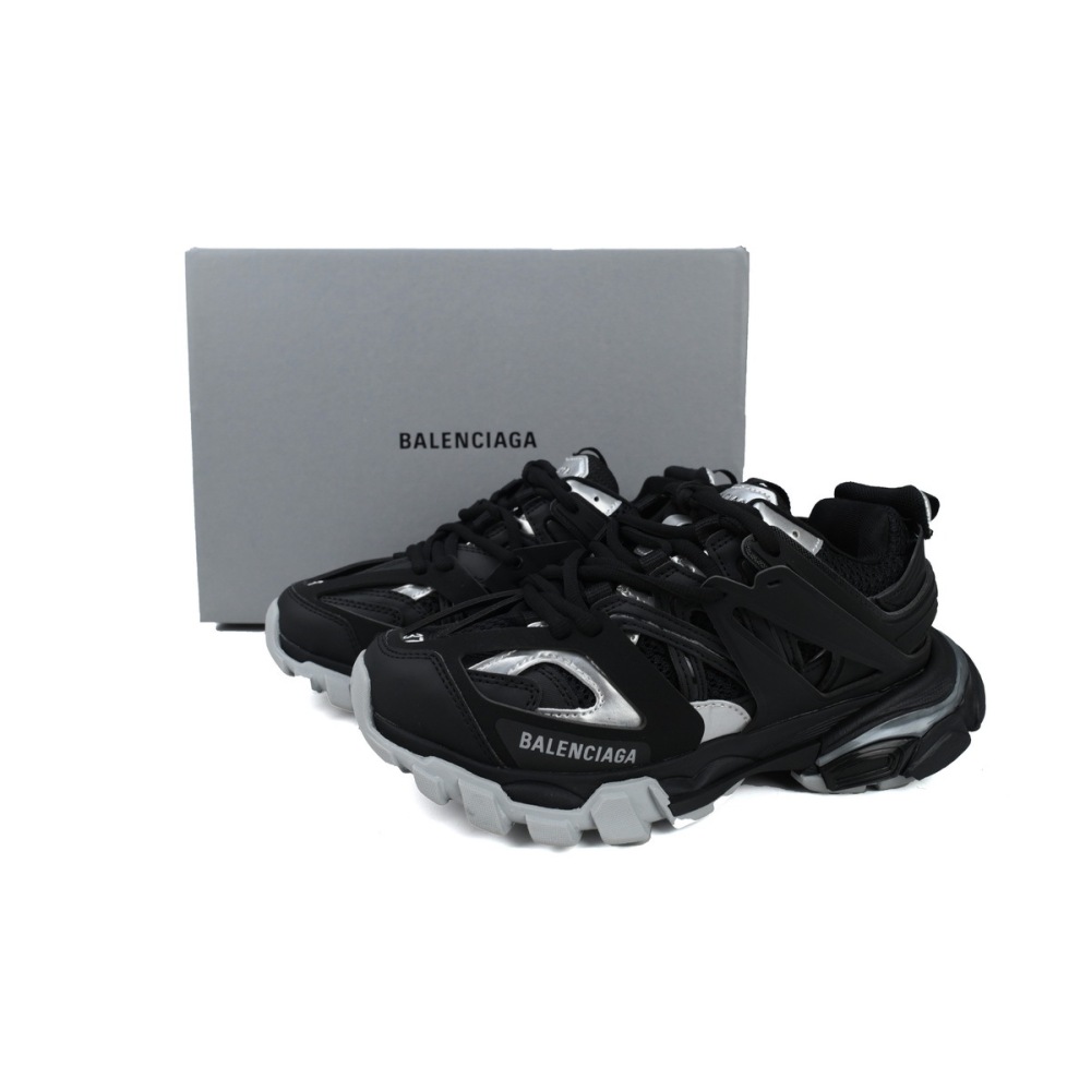 PK Balenciaga 3rd Track Sneaker Black Silver
