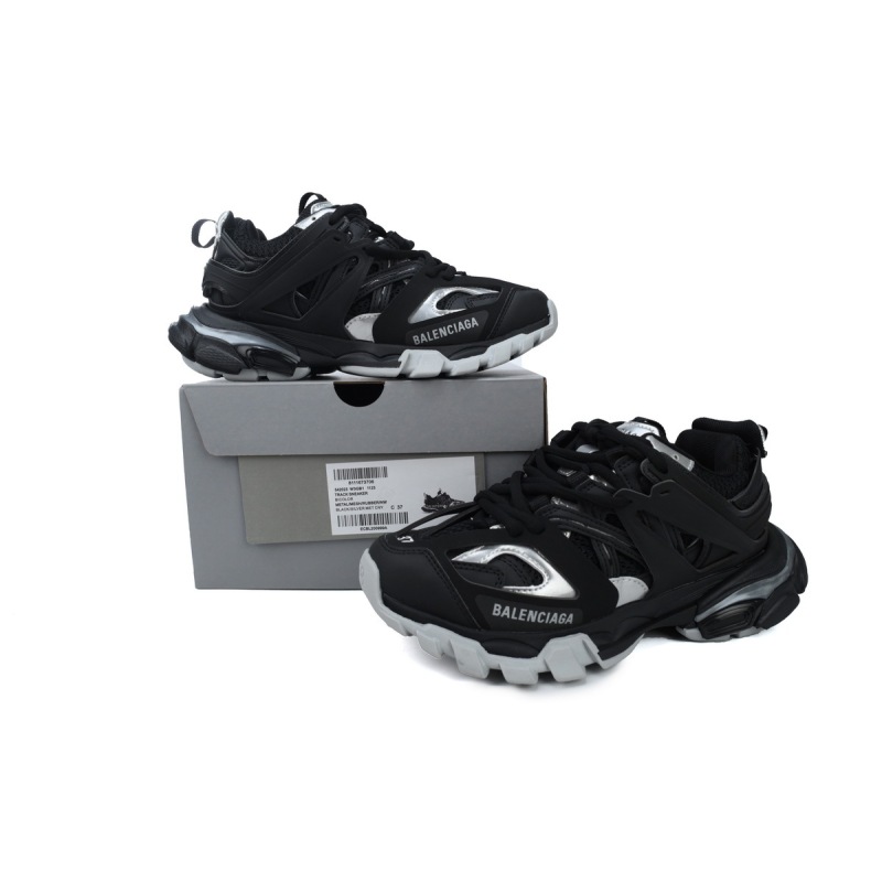 PK Balenciaga 3rd Track Sneaker Black Silver