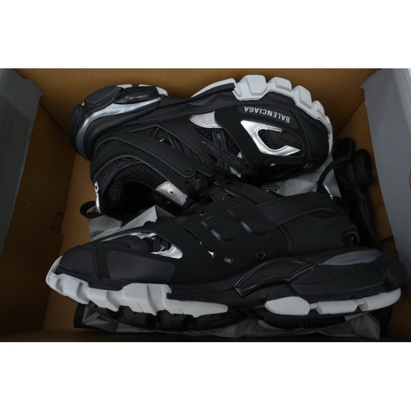 PK Balenciaga 3rd Track Sneaker Black Silver