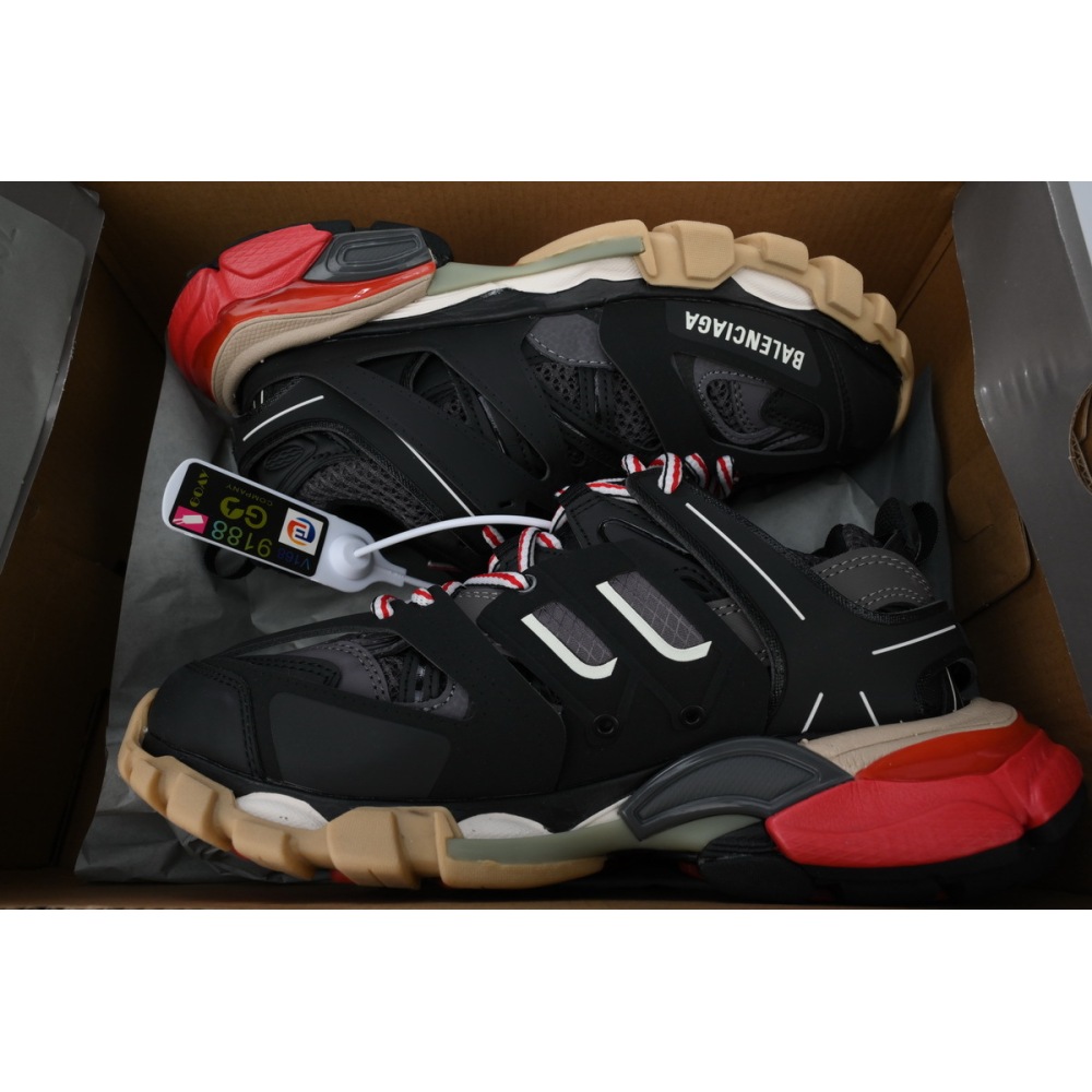 PK Balenciaga 3rd Track Sneaker Black and Red