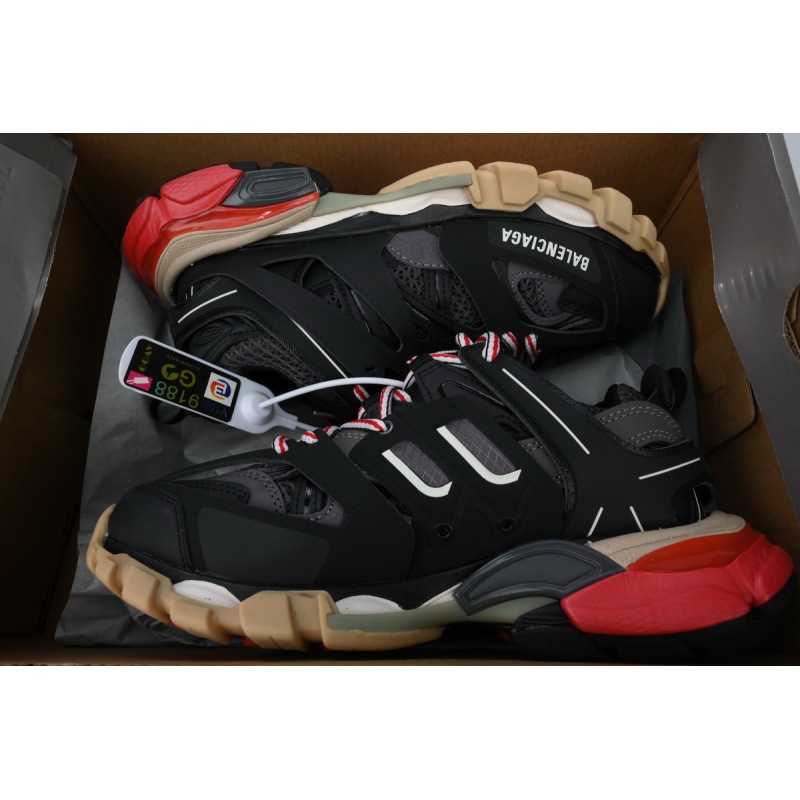 PK Balenciaga 3rd Track Sneaker Black and Red
