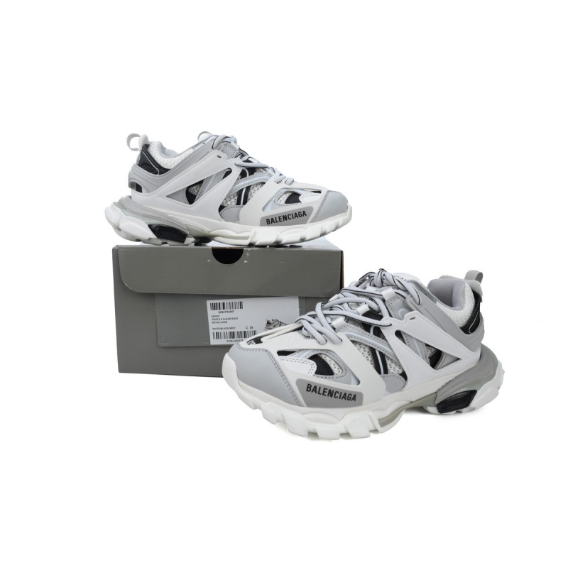 PK Balenciaga 3rd Track Sneaker White Gray Black
