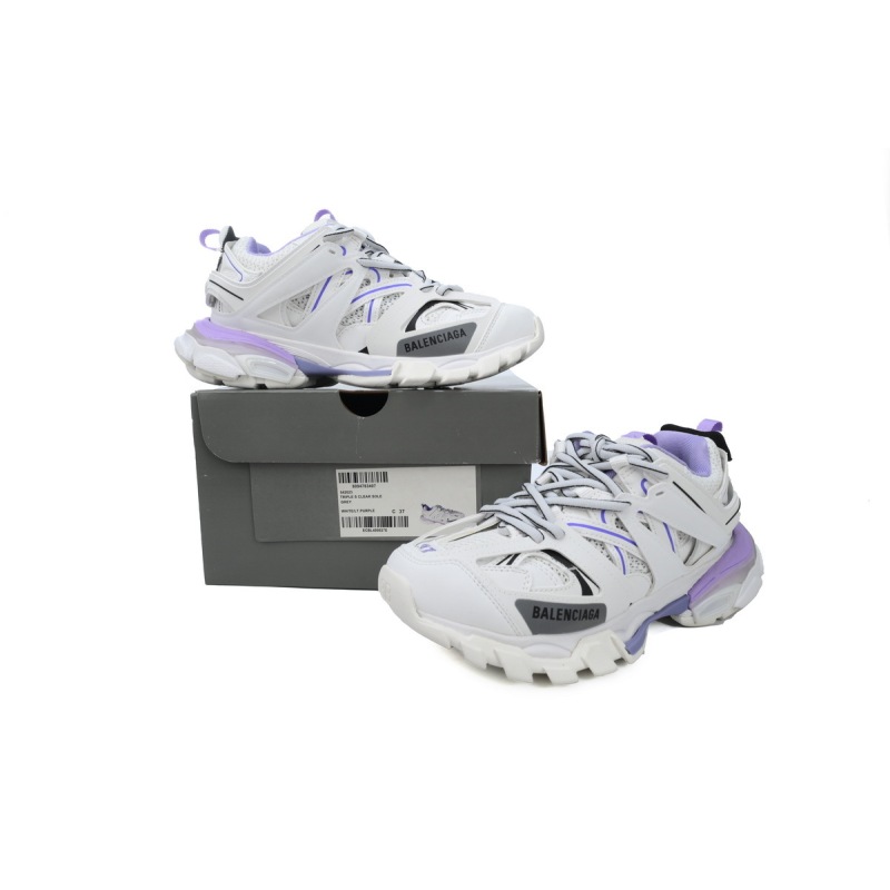 PK Balenciaga 3rd Track Sneaker White Purple