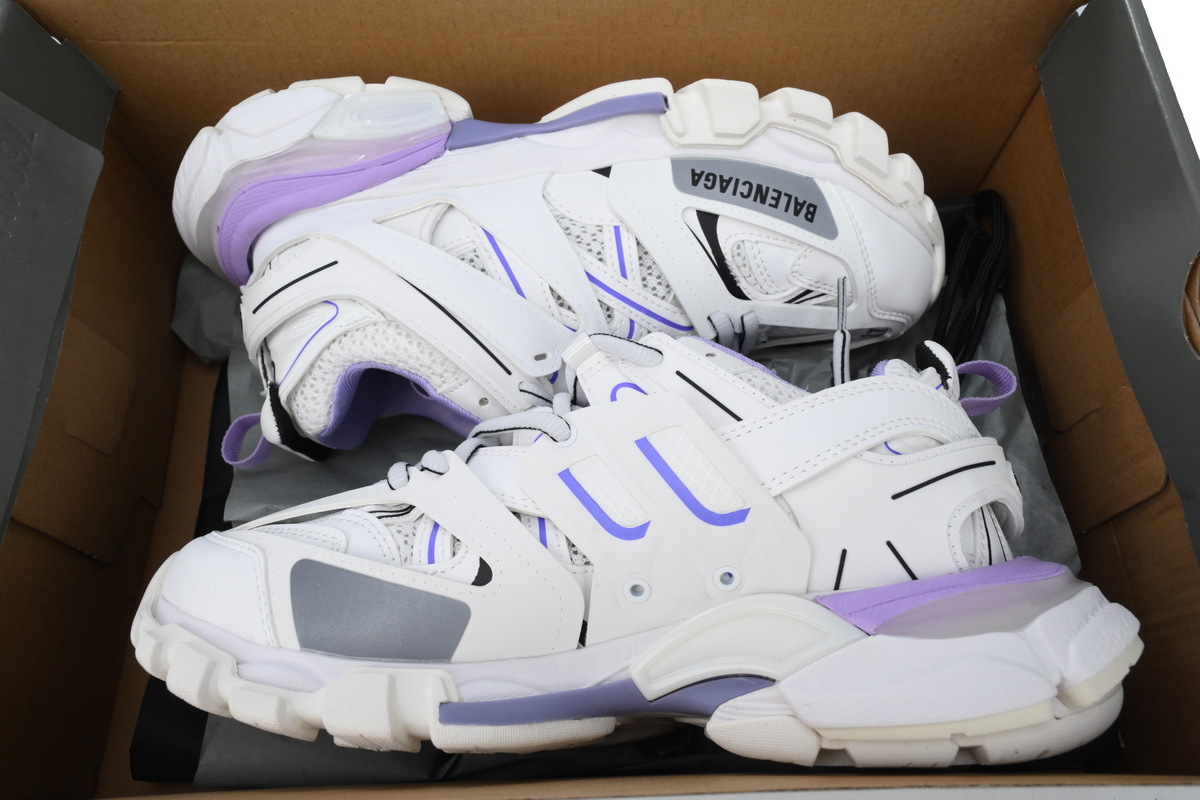 PKGoden Balenciaga 3rd Track Sneaker White Purple