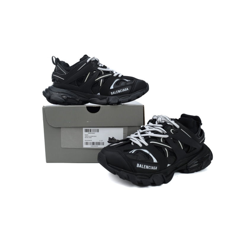 PK Balenciaga 3rd Track Sneaker Black and White