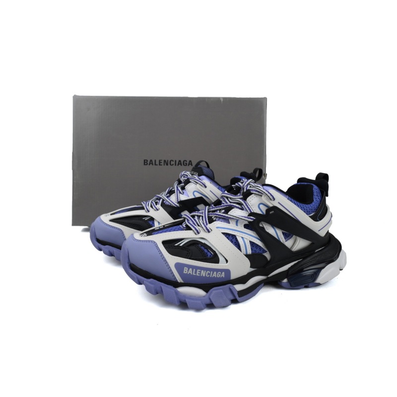 PK Balenciaga 3rd Track Sneaker White Black Purple