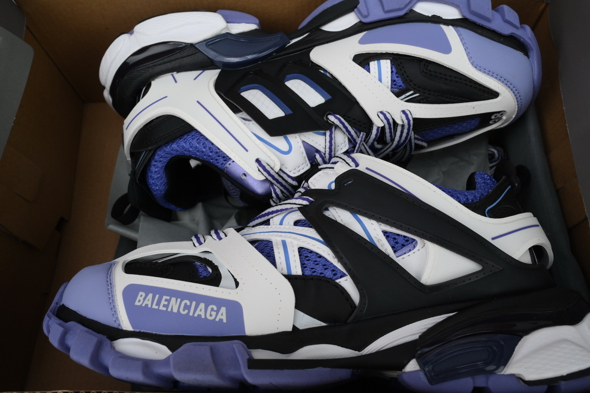 PKGoden Balenciaga 3rd Track Sneaker White Black Purple