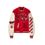 OFF-WHITE C/O Chicago Bulls Varsity Jacket