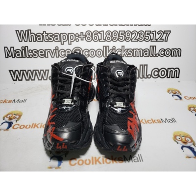 PKGoden Balenciaga Runner Black And Red Characters 677402 W3RB1 0102  02