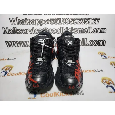 PKGoden Balenciaga Runner Black And Red Characters 677402 W3RB1 0102  02