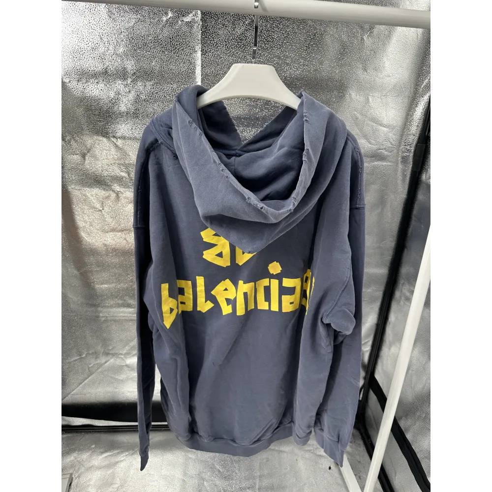 Balenciaga hoodie Blue,A0Tn84