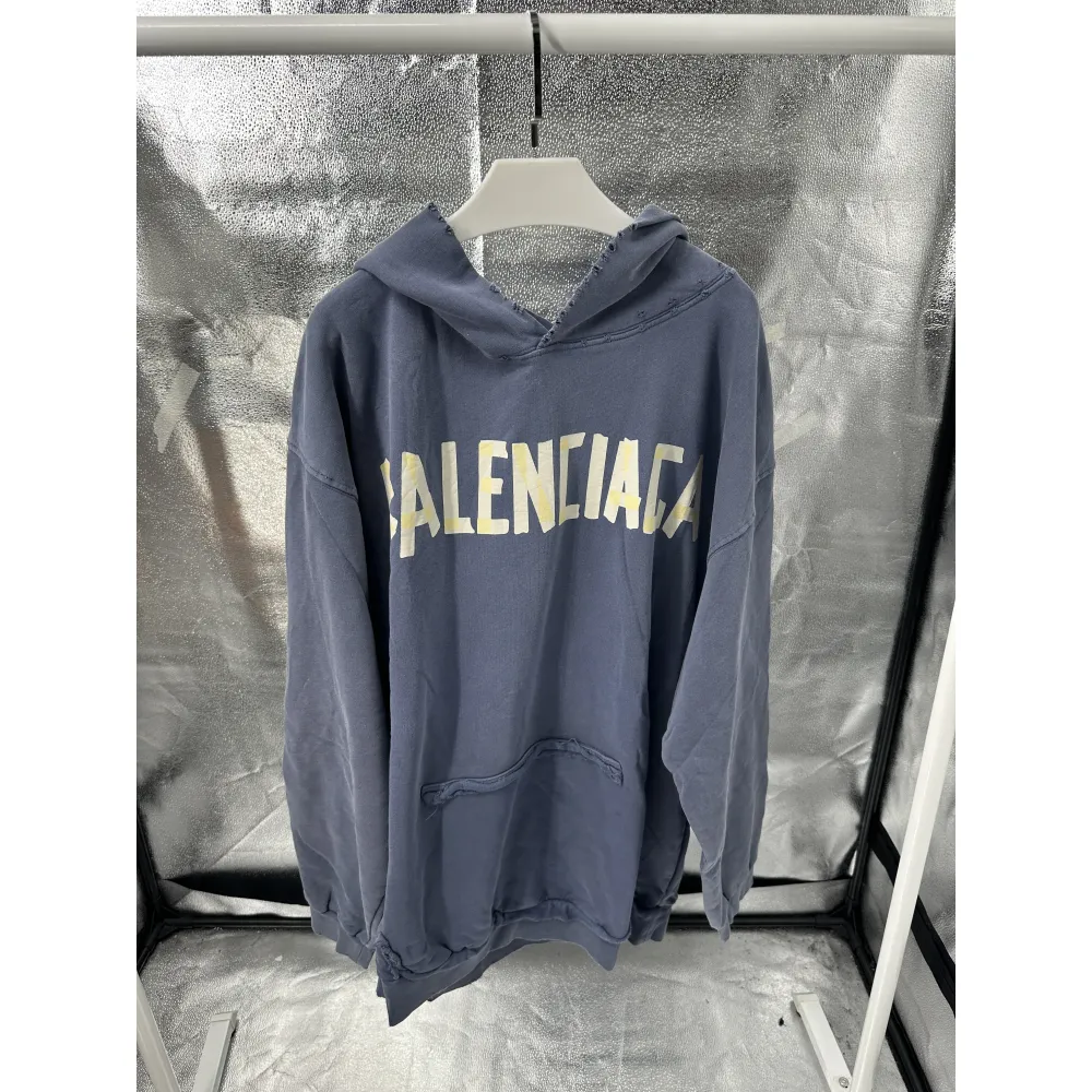 Balenciaga hoodie Blue,A0Tn84