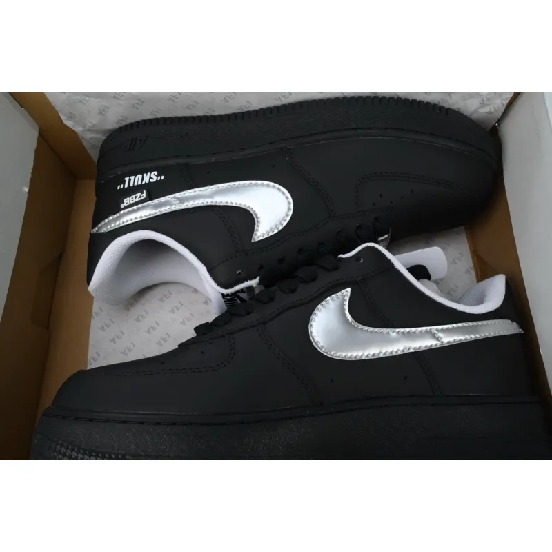 Air Force 1 Low Black Silve FQ4296-101