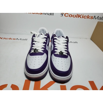 Special Sale A Bathing Ape Bape Sta Low White Purple 1170 0191 007 02
