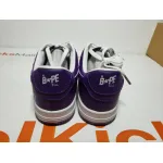 Special Sale A Bathing Ape Bape Sta Low White Purple 1170 0191 007
