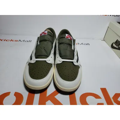 PKGoden Air Jordan 1 Retro Low GET Travis Scott Olive,DM7866-200 02