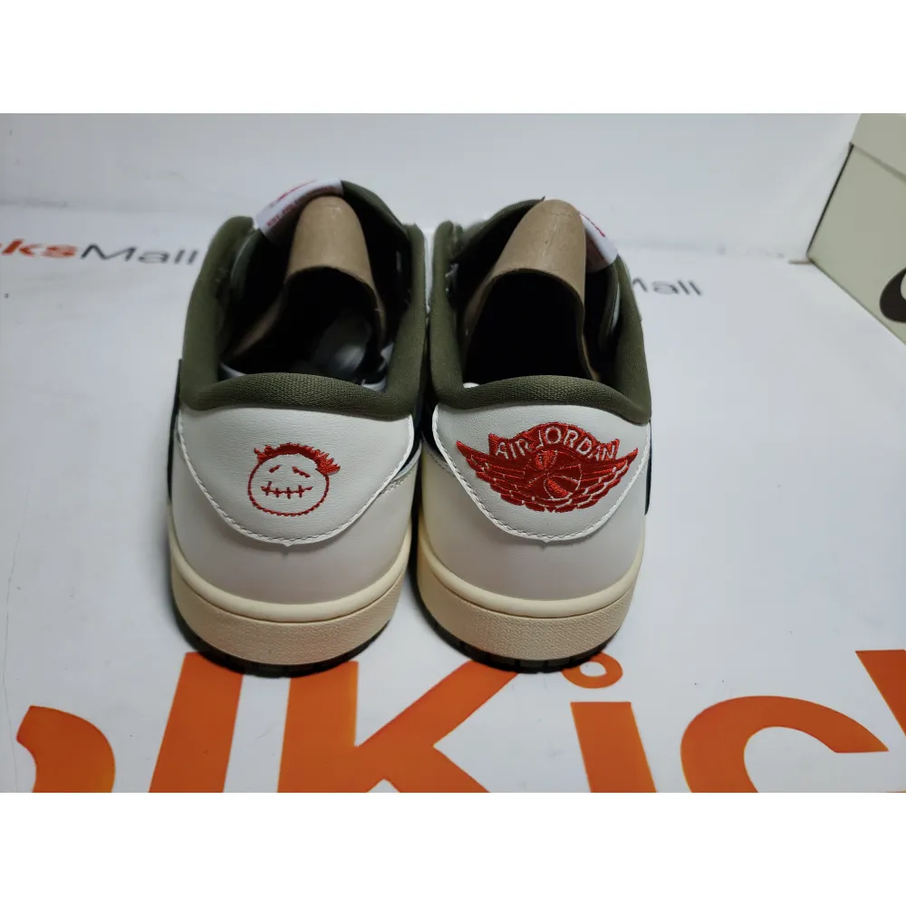 PKGoden Air Jordan 1 Retro Low GET Travis Scott Olive,DM7866-200