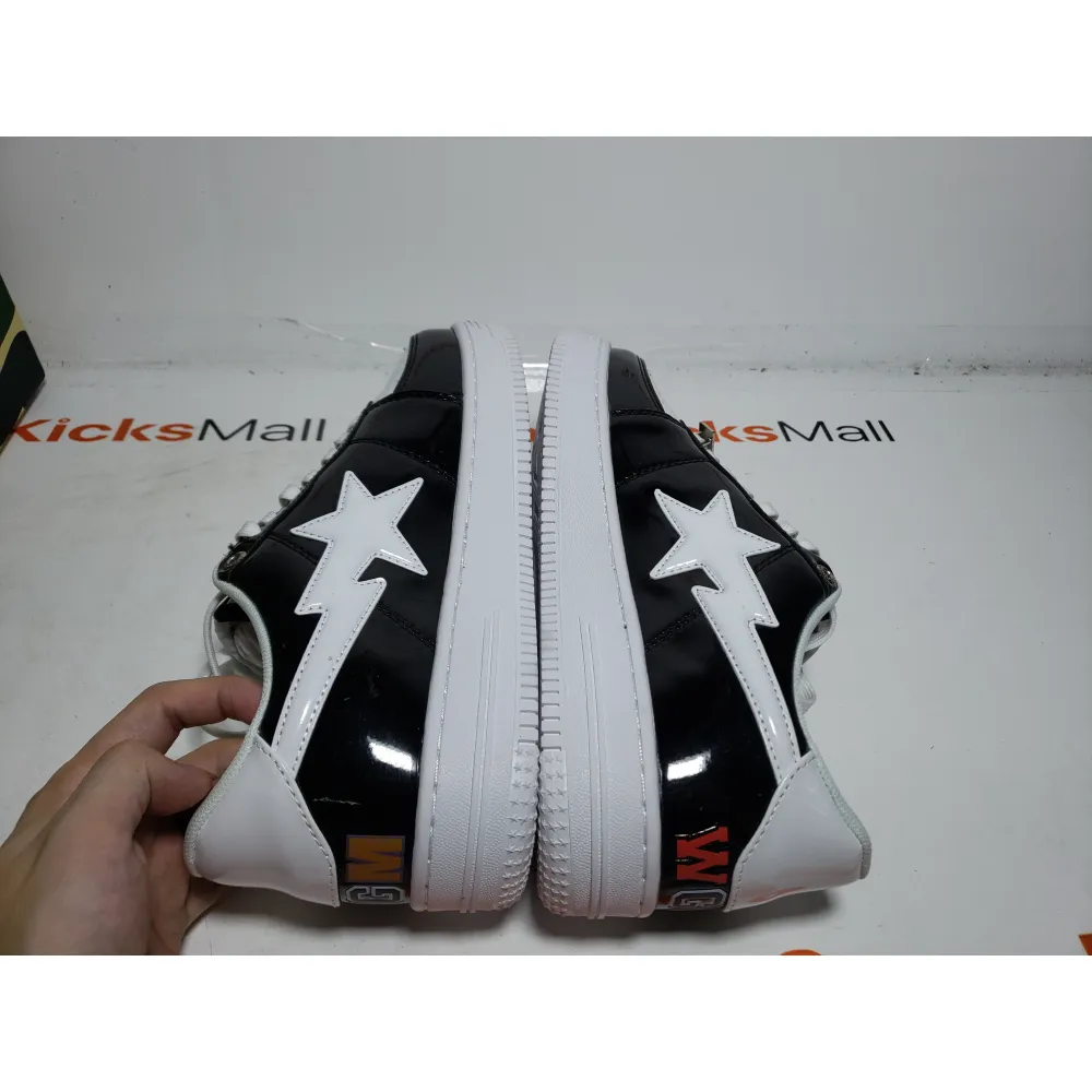 G5 A Bathing Ape Bape Sta Low Black and White Shark 1H30-191-009