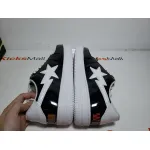 G5 A Bathing Ape Bape Sta Low Black and White Shark 1H30-191-009
