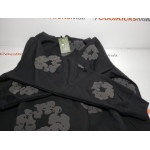 Denim Tears Cotton Wreath Hooded Sweatshirt 'Black Monochrome'