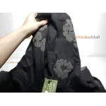Denim Tears Cotton Wreath Hooded Sweatshirt 'Black Monochrome'