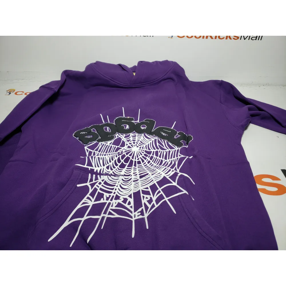 Sp5der Hoodie Purple 143