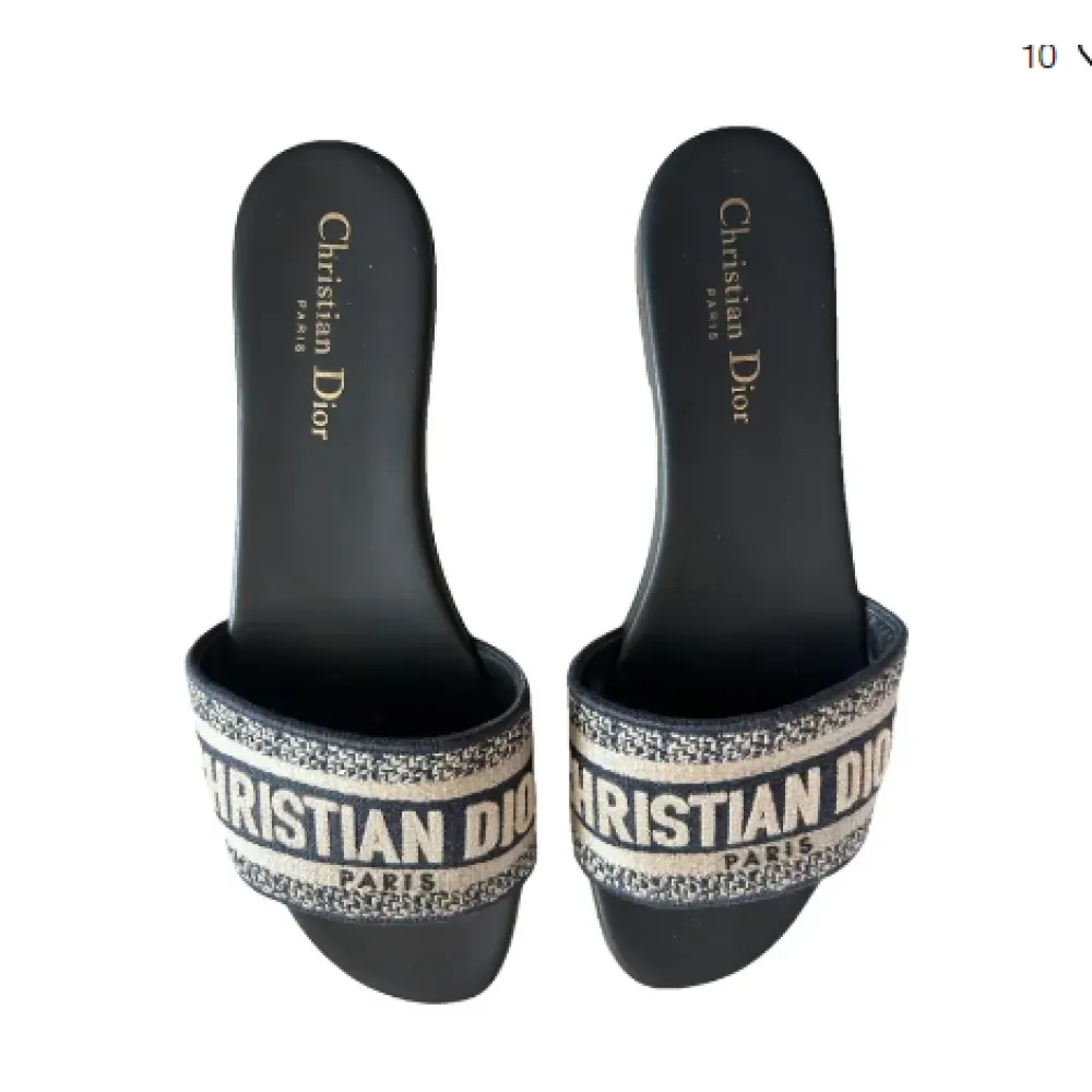 PKGoden Christian Dior Slides Black