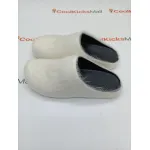 PKGoden Grey White long hair calfskin Fussbett sabot Marni Slides