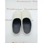 PKGoden Grey White long hair calfskin Fussbett sabot Marni Slides