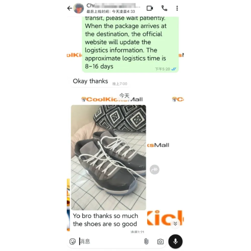PKGoden Air Jordan 11 Retro Cool Grey ,CT8012-005