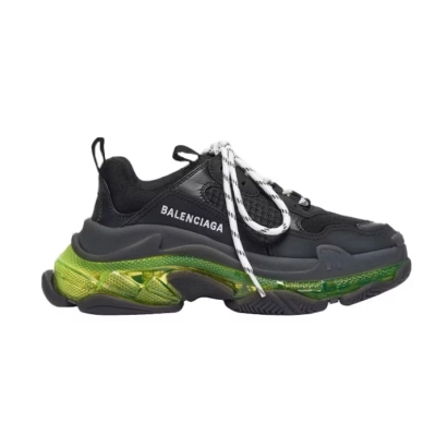 PKGoden Balenciaga Triple S Black Yellow Fluo, 544351W09ON1047 01