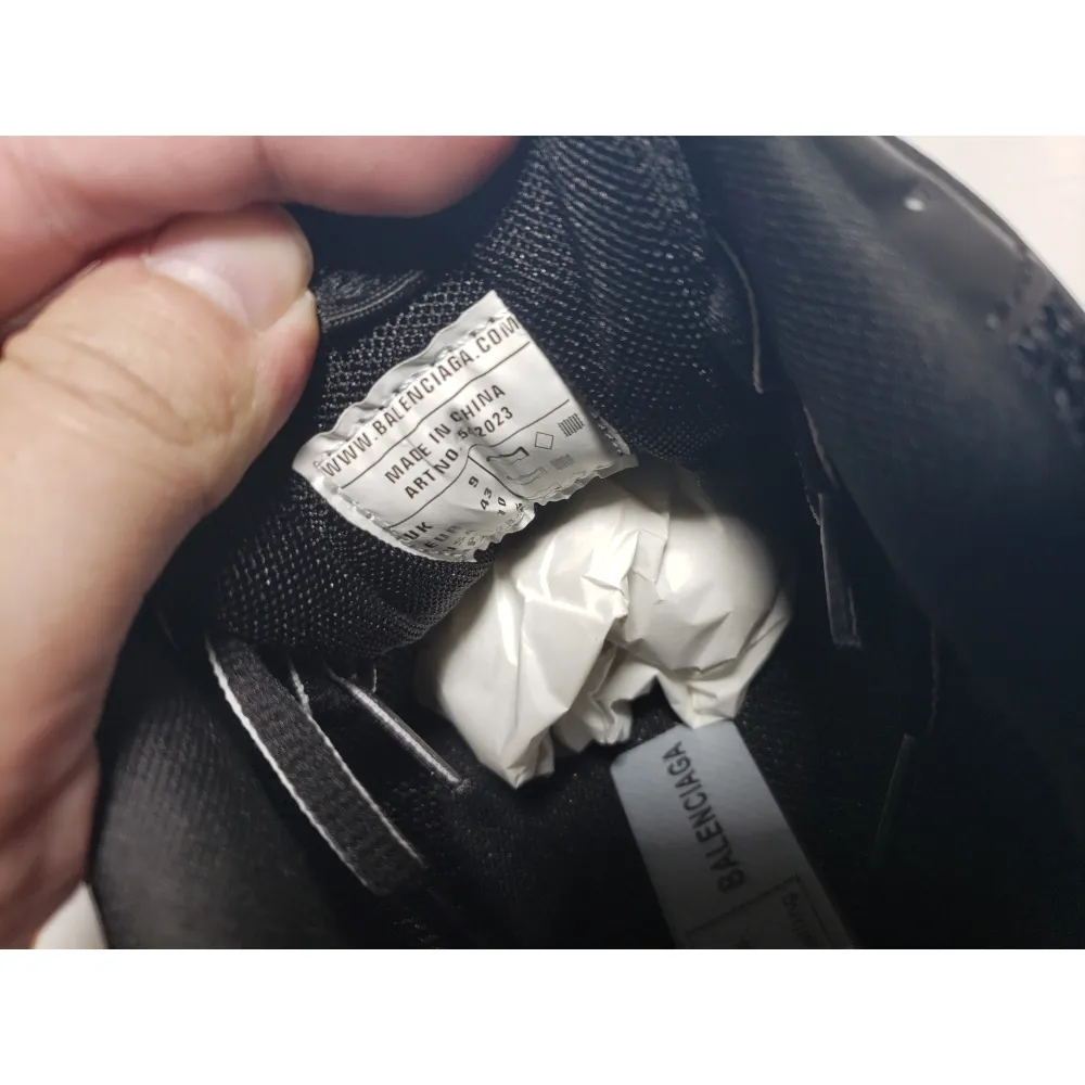 💖Free shipping💖PKGoden Balenciaga  3rd LED Tess S.Black 555032 W1GB7 1000