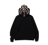 BAPE ABC Camo Shark Wide Fit Full Zip Double Hoodie Black