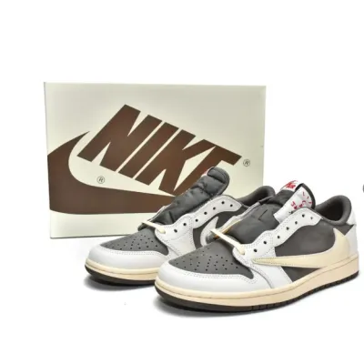 Kids Jordan| G5 Air Jordan 1 Low Travis Scott Reverse Mocha 01